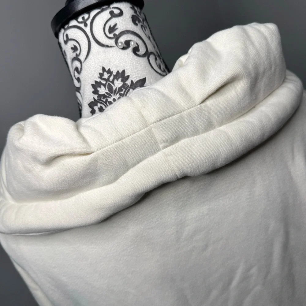 Wanakome Hestia Cowl Neck Zip Up Terry Sweatshirt Size XXL NWT Oatmeal - Picture 10 of 16